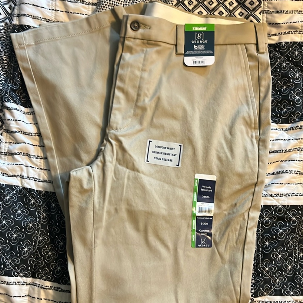 NWT khaki pants 34x30